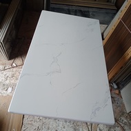 Meja Granit Motif Carara Marble 60x120 Glazedpolis Singgel Bevel