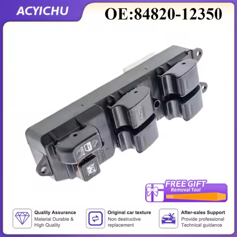 84820-12350 8482012350 Power Window Master Switch RHD for Toyota Starlet Corolla AE110 1998-2002 Fro