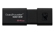 KINGSTON FLASHDISK 64GB DATATRAVELER DT100 USB 3.1 3.0 64 GB DT100G3