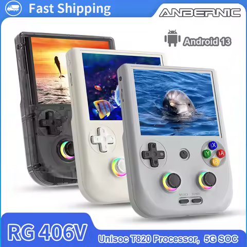 Anbernic RG 406V Handheld Game Console 4" IPS Multi-touch Screen Android13 RG406V Retro Video Games 