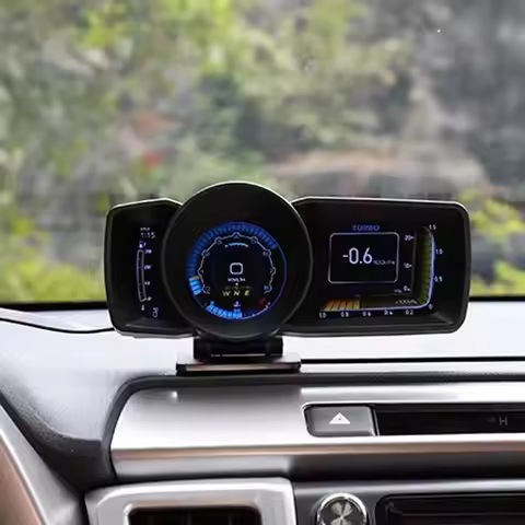 Auto display HUD head-up display OBD LCD instrument driving computer HD GPS Beidou Turbo A600 AP-7