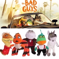 The Bad Guys Plush Toys The Bad Guys Series Wolf, Shark, Spider, Snake, Crocodile Dolls Kids Toy Gif