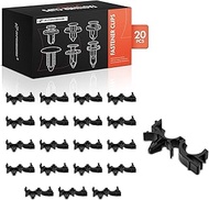 A-Premium 20PCS Nylon Retainer Clip Fasteners Compatible with Oldsmobile 88, 442, Classic 98, Cutlas