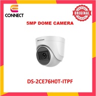 【READY STOCK】HIKVISION CCTV INDOOR DOME CAMERA DS-2CE76H0T-ITPF 5MP TURBO FULL HD 1920P 3.6MM LENS