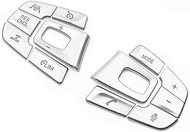 ZpovLE Car Steering Wheel Buttons Sequins Decoration,Fit For BMW 5 Series G30 G38 2018-2020