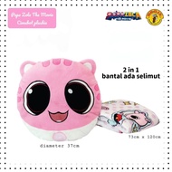 (Ready stock) mrdiy x Cimubot 2in1 plushie - bantal selimut , tuala mandi