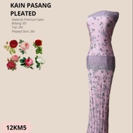 Pre-order(Kain Pasang Pleated Design Terkini)