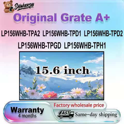 Original New A+ 15.6 inch Thick Laptop Lcd Screen Panel LP156WHB TPH1 LP156WHB TPGD LP156WHB TPD2 LP