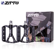 ZTTO MTB Bearings Pedal JT03 CNC Aluminum Alloy Bike flat Pedal Road Gravel bike lightweight 10 pins pedal for XC AM