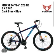 SEPEDA GUNUNG MTB 24 / 26 / 27,5 INCH SUMMAX AT 65 BY ATLANTIS / FOSTER 628 TR 21 SPEED DOUBLE CAKRAM DISK BRAKE FORK SUSPENSI FRAME HI-TEN STEEL BESI BAGUS KOKOH SURABAYA SEKOLAH REMAJA DEWASA SMP SMA NEW PHOENIX STAR VELION PARAGON P901 P902 MURAH