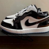 Jordan Air Jordan 1 Low Concord 白黑漆皮 男女同款波鞋
