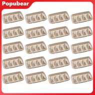 10/20Pcs Disposable Taco Holders for Parties Sturdy Taco Tray Holder with Dividers Eco-Friendly Taco