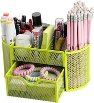 Mesh Desk Organizer,Office Storage Supplies Drawer Organizers,Pencil Holders &amp; Pen Holders,Multifunctional Workspace Supply Organizers Stationery Storage 9 in 1 for Office, Home,School,Classroom