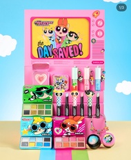 ชุดเครื่องสําอาง Sheglam Powerpuff Girls พร้อมอายแชโดว์บลัชออนไฮไลท์เตอร์สติ๊กสําหรับผู้หญิงบรรจุภัณ