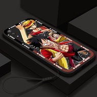 Casing Huawei Y6 Y7 Pro 2019 Y9 Prime 2019 Y9 2018 Cartoon One Piece Phone Case straight edge Soft Silicone Shockproof Cover