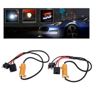 tomvorks H7 LED Decoders  2pcs 50W 6ohm Load Resistors Compatible with Car Headlights & Turn Signals