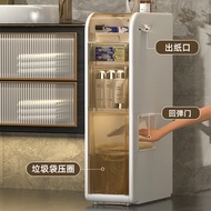 Rack Paper Towel Trash Can 18cm Cabinet Rack Bathroom Storage with Cabinet Drawer Toilet Gap Gap Sid