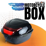 GSB Box Motor Motorcycle Givi Top helmet Box Trunk 47L Motorsikal Kotak motorcycle accessories Stora