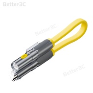 4 in 1 PD240W High Power Phone Charger Cable 22CM Outdoor Multi-Function Short Cable Built-in Retrac