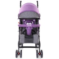 嬰兒車 Stroller嬰兒推車兒童輕便可坐躺避震折疊0-3歲小孩手推童車【紫色】#H099034225