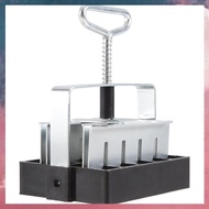 (GPEF) Handheld Seedling Soil Block Maker 20-Cell Steel Soil Blocking Tool with Handle Garden Blocki