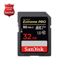 SanDisk Extreme Pro 32GB SD UHS-I U3 V30 (Up to 95MB/s Read) Memory Card SDSDXXG