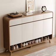 Large Capacity Shoe Cabinet Entrance Storage Locker New Shoe Rack Thicken kabinet kasut bertutup