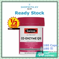 [现货+包邮 Date: 03/2029]  Swisse Ultiboost Co Enzyme Q10 150mg 辅酶Q10 ( 180 Capsules ) (Made In Australi