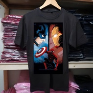 CAPTAIN AMERICA T-SHIRT IRONMAN T-SHIRT SPIDERMAN T-SHIRT