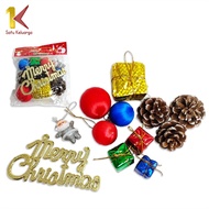 Satu Keluarga Gantungan Dekorasi Natal 10IN1 C644 Dekorasi Rumah Hiasan Aksesoris Christmas Paket Hi