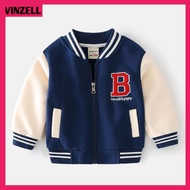 MERAH Unisex Kids Baseball Varsity Jacket (0.5th - 18th) Bomber ZIPPER Original B LOVE Girl BOY 1 2 