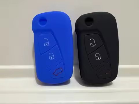 Silicone Car Key Case Flip Remote Protector Cover Skin Holder For Ford KA MK2 Mondeo Fiesta Focus C-