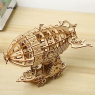 GPEQE Airship Model, Wooden Construction Hand Craft 3D Wooden Puzzle, Puzzle Toy Mechanical Design 3