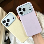 New single color chocolate jam case, suitable for iPhone 16 phone case, complete case 17, case