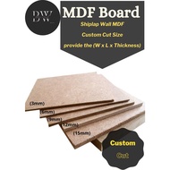 MDF board Shiplap wall board kayu wainscoting 【New & Ready Stock】6mm & 9mm thickness (customize cut)