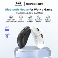 GOOJODOQ 4 Levels Ergonomic Design Dual-Mode Rechargeable Lightweight Gaming Mouse