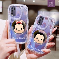 Minnie Head With Cartoon Picture Balloon Casing ph Odd Shape for for vivo Y5S Y55 Y53S Y52 Y51/S/A Y50 Y36 Y35 Y33S Y30/I/G Y22/S/T Y21/A/S/T 4G/5G soft case Cute Girls Cool plastic Phones