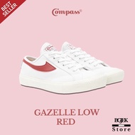 Compass Gazelle Low White Red [NEW]