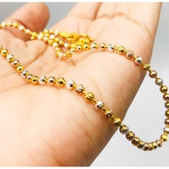Three Kings Necklace Size 2.5/3/4 Mm Starfruit Pattern Can Choose The Length.