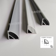 Khe Đèn LED Góc Tường 45° Vòng Sáng Trang Trí Phòng Khách Hộp Rèm Cửa Sổ Khe Cắm Đèn Bằng Hợp Kim Nh