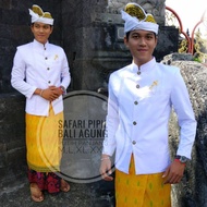BAJU SAFARI PIPIL BALI AGUNG/Original/Pakaian Adat Pria Bali