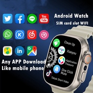 AMOLED HK Ultra ONE Smart Watch With Sim Slot And Wifi Camera 4G/5G Call GPS NFC S9 Ultra Android Watch Series 9 Women Smartwatch Kids Waterproof APP Store Pay FVOL