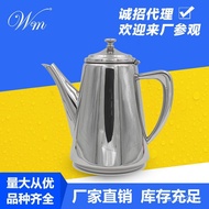 Kitchen Sheng Teapot Huaming Hotel 1.7 Factory Direct Sales Teapot Stainless Steel Kettle High Tempe