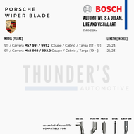 BOSCH ใบปัดน้ำฝน Porsche ปอร์เช่ พอร์ช พอร์เชอ 911 Aerotwin / Aerotwin Plus ไร้โครง