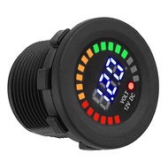 LED Display Voltmeter 12 V Motorcycle Car LED Digital Display Voltmeter Waterproof Voltage Volt Mete
