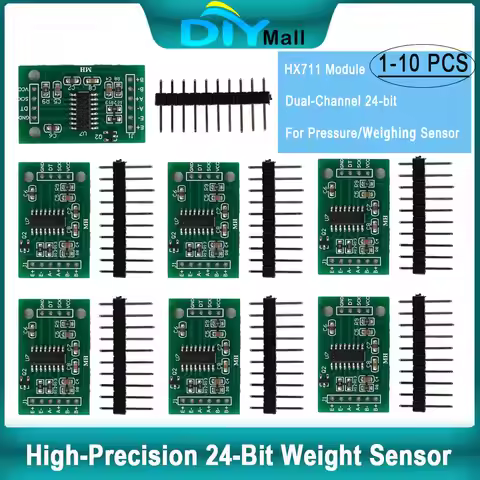 HX711 24-Bit ADC Weight Sensor Module + Load Cell Amplifier for Arduino, Dual-Channel Precision Weig