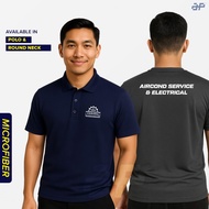 T-Shirt Aircond Service & Electrical Uniform Microfiber Polo Jersey Shirt Collar T-Shirt
