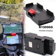 For BMW R1300GS R1300 GS R 1300 GS r1300gs New Motorcycle Accessories Phone Holder Wireless Charger 