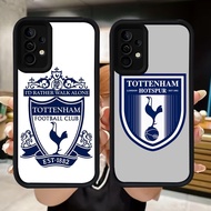 Q89 Tottenham-Hotspur soft Casing for Samsung A34 A55 A54 A36 A15 A35 S25 Ultra A16 A24 A05S A25 A56