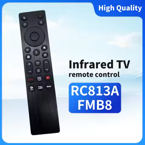 No Voice RC813A FMB8 Remote Control Compatible with TCL TVs 85QM6K 98QM6K 55QM6K 65QM6K 75QM6K